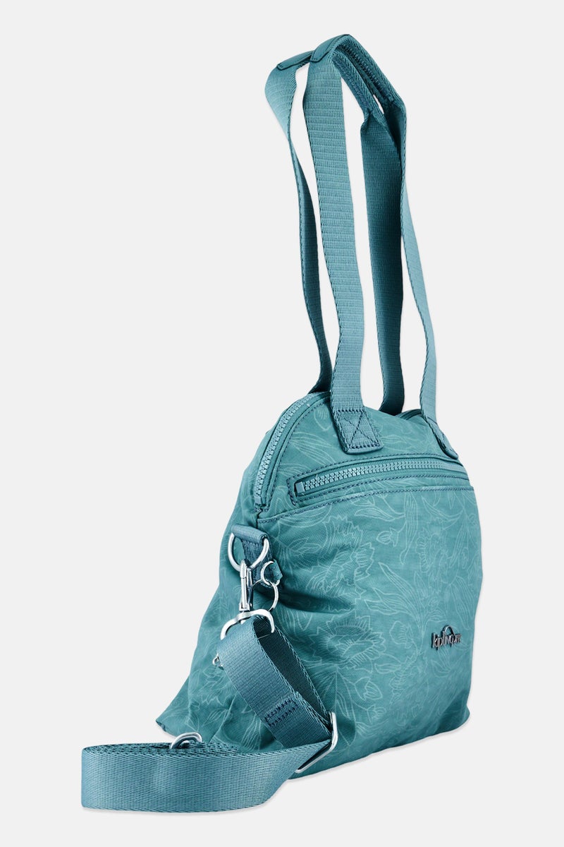 kipling Women Brand Logo Cross Body Bag, Light Teal - Image 3